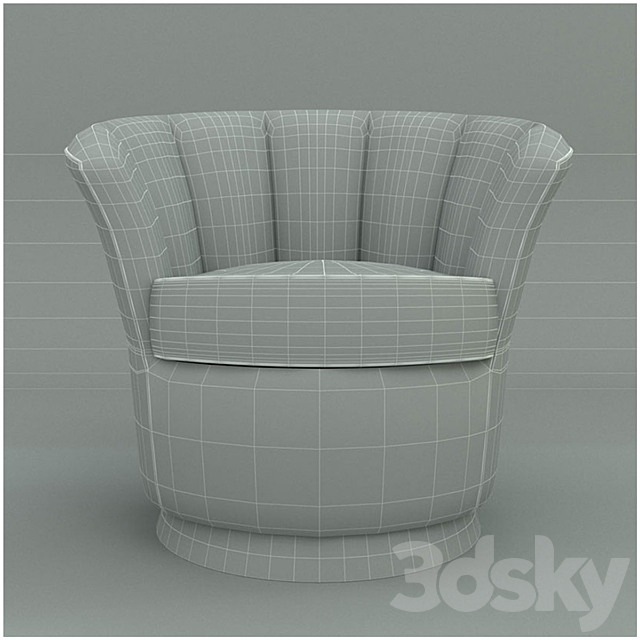 BESAME CHAIR by KOKET 3DSMax File - thumbnail 3