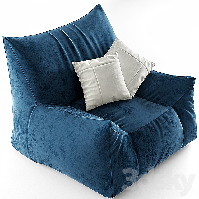 Big armchair “Boss” 3DSMax File - thumbnail 1