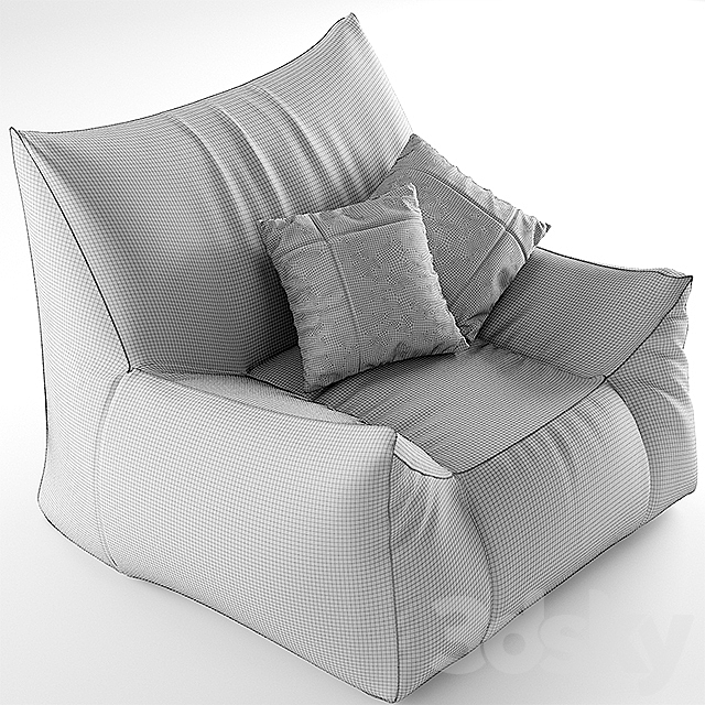 Big armchair “Boss” 3DSMax File - thumbnail 2