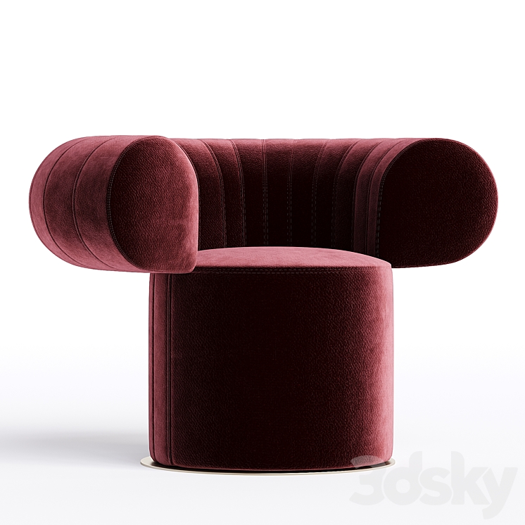 BIG TALK ARIMCHAIR 3DS Max Model - thumbnail 1