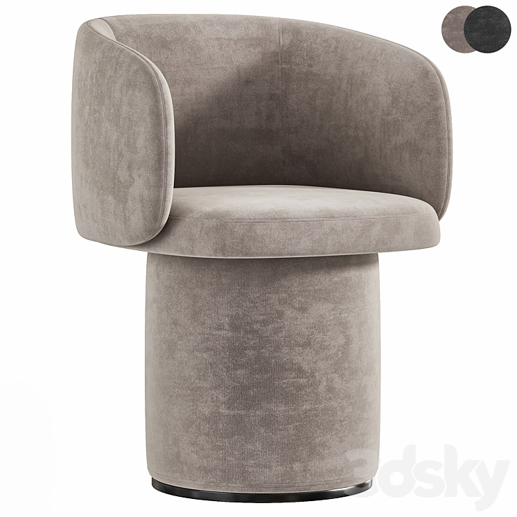 BILLIE CHAIR DITRE ITALIA COLLECTION 3DS Max - thumbnail 1