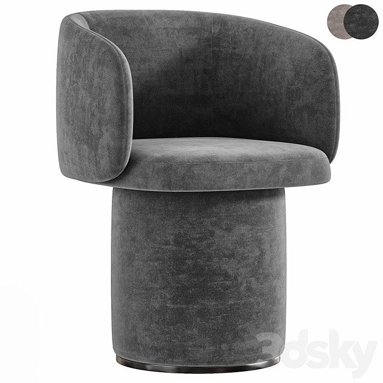 BILLIE CHAIR DITRE ITALIA COLLECTION 3DS Max - thumbnail 2