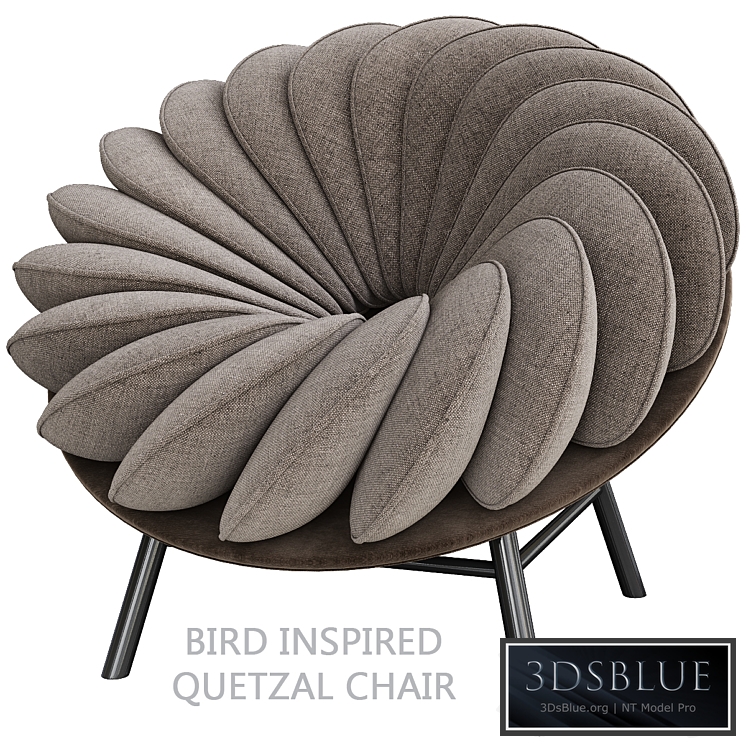 Bird Inspired Quetzal Chair by Marc Venot 3DS Max - thumbnail 3