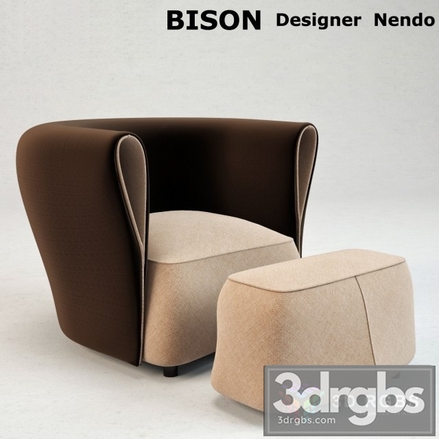 Bison Armchair 3dsmax Download - thumbnail 1