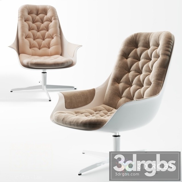 Black Bird Armchair 3dsmax Download - thumbnail 1