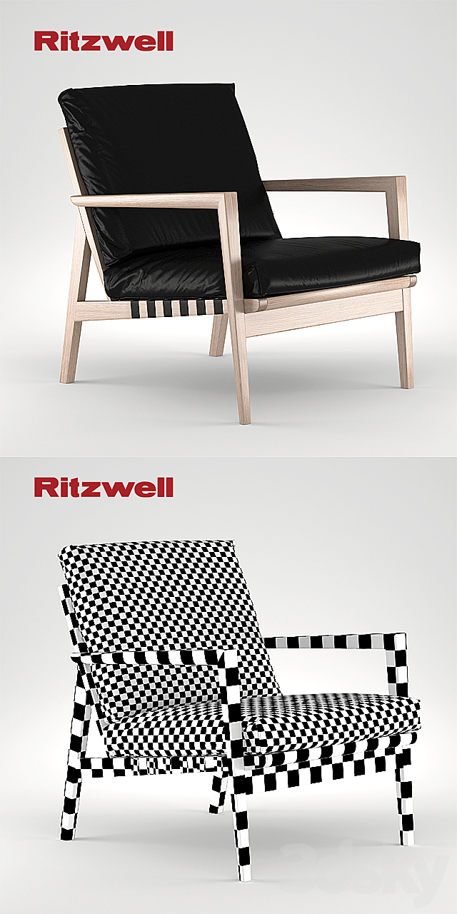 BLAVA EASY CHAIR 3DSMax File - thumbnail 3