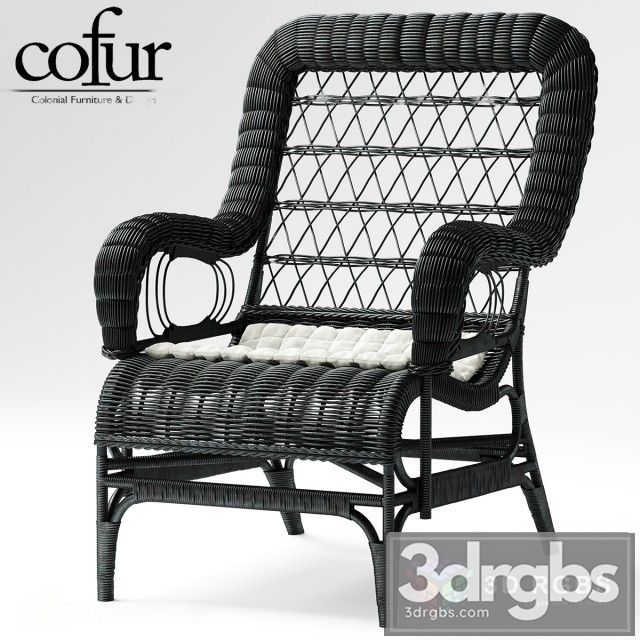 Blixen Armchair 3dsmax Download - thumbnail 1