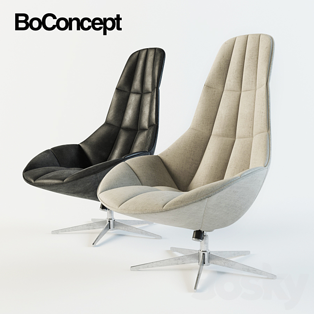 BoConcept Armchairs 3DSMax File - thumbnail 1