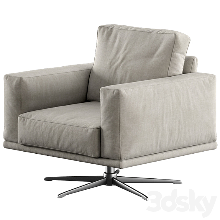 Boconcept Carlton Armchair 3DS Max - thumbnail 2