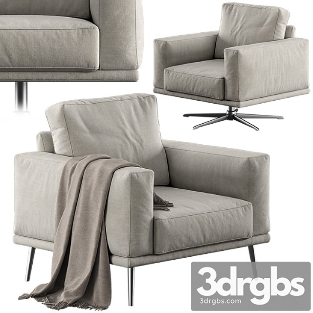 Boconcept carlton armchair 3dsmax Download - thumbnail 1