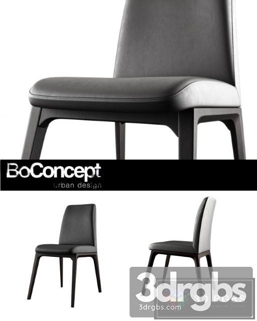 Boconcept Chair Lausanne 3dsmax Download - thumbnail 1