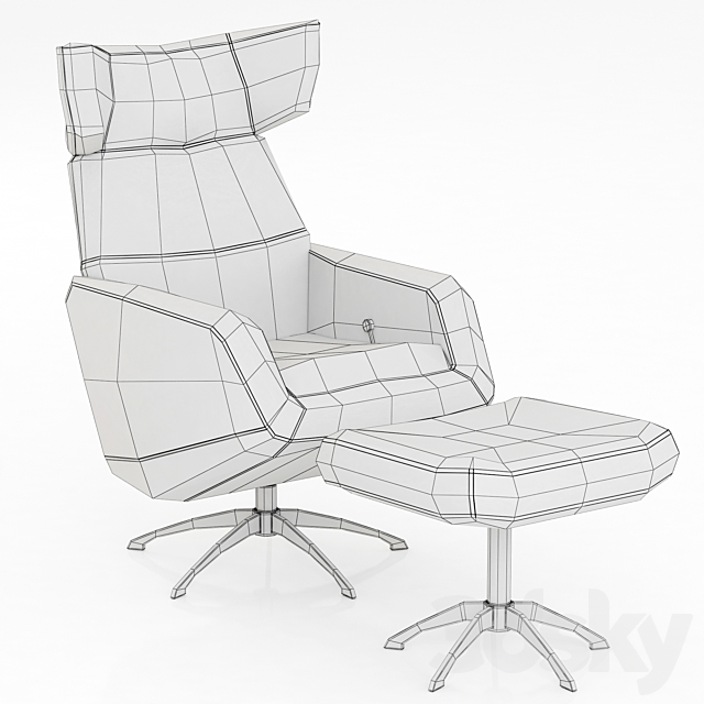 BoConcept Harvard 3DS Max Model - thumbnail 3