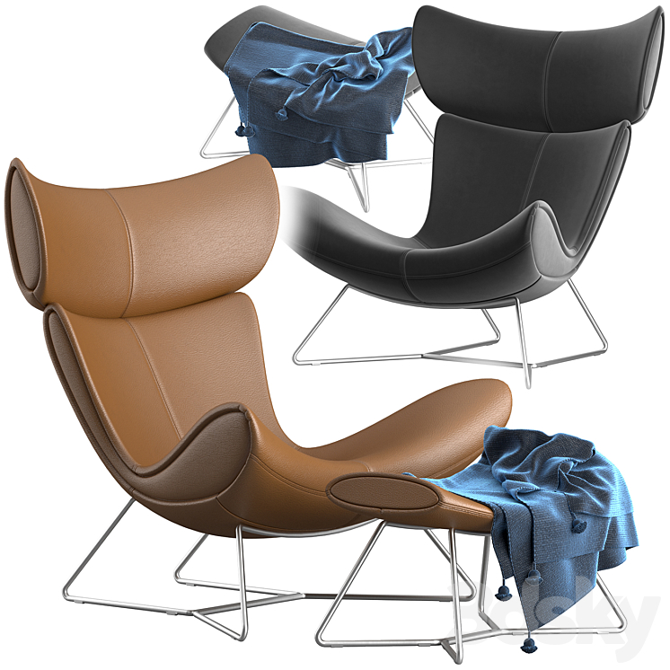 Boconcept-imola chair 3DS Max Model - thumbnail 1