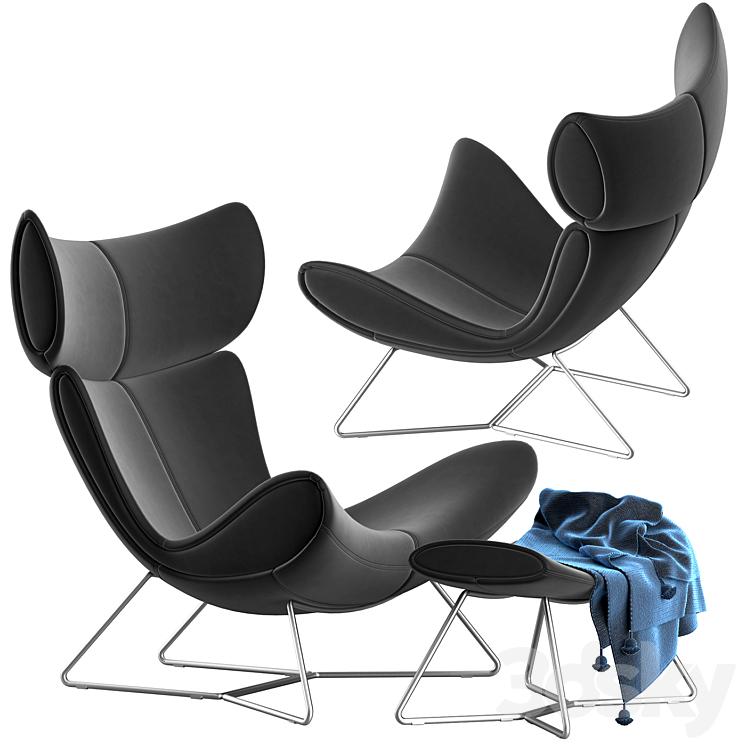 Boconcept-imola chair 3DS Max Model - thumbnail 2