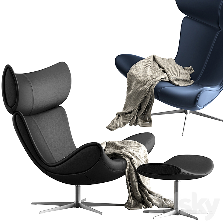 Boconcept-imola chair 3DS Max - thumbnail 2