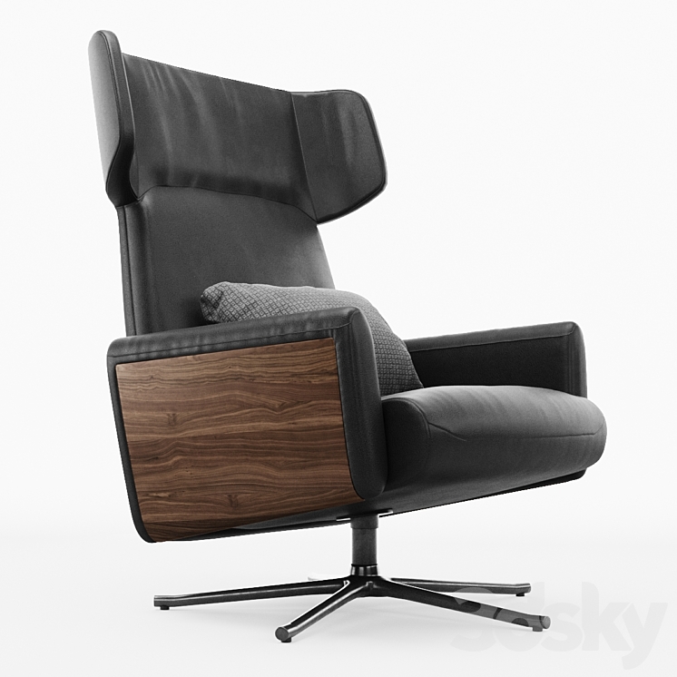 Boconcept lucca 3DS Max Model - thumbnail 2