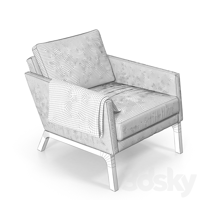 BoConcept Monte Chair L001 3ds Max - thumbnail 3