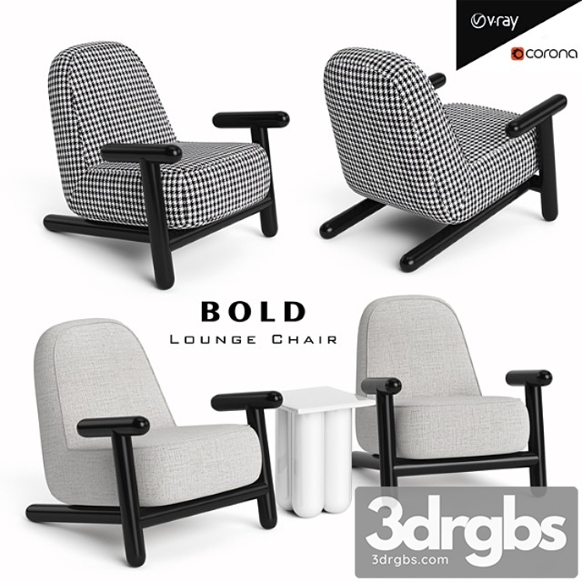 Bold Armchair 3dsmax Download - thumbnail 1