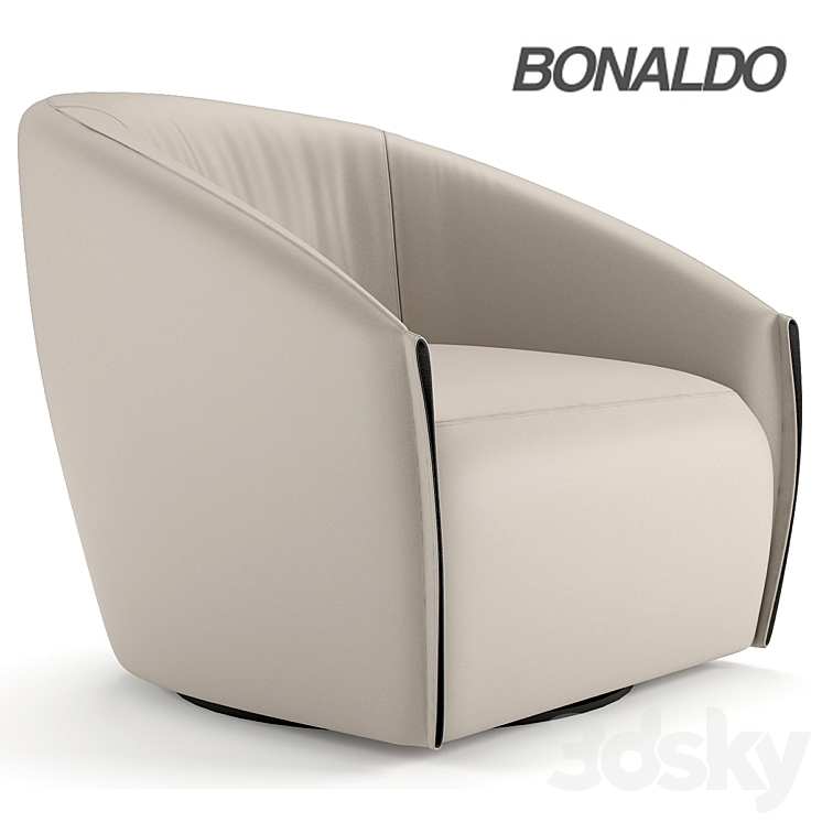 Bonaldo Bodo Armchair 3DS Max Model - thumbnail 1