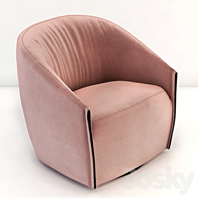 Bonaldo Bodo armchair 3DSMax File - thumbnail 2