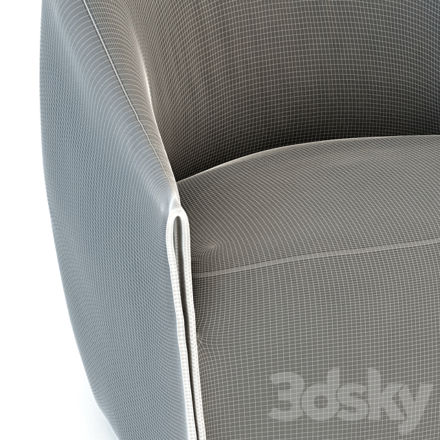 Bonaldo Bodo armchair 3DSMax File - thumbnail 3