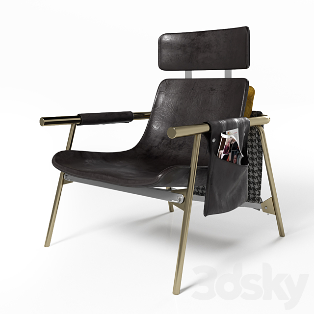 Bonaldo Eddy Armchair 3ds Max - thumbnail 1