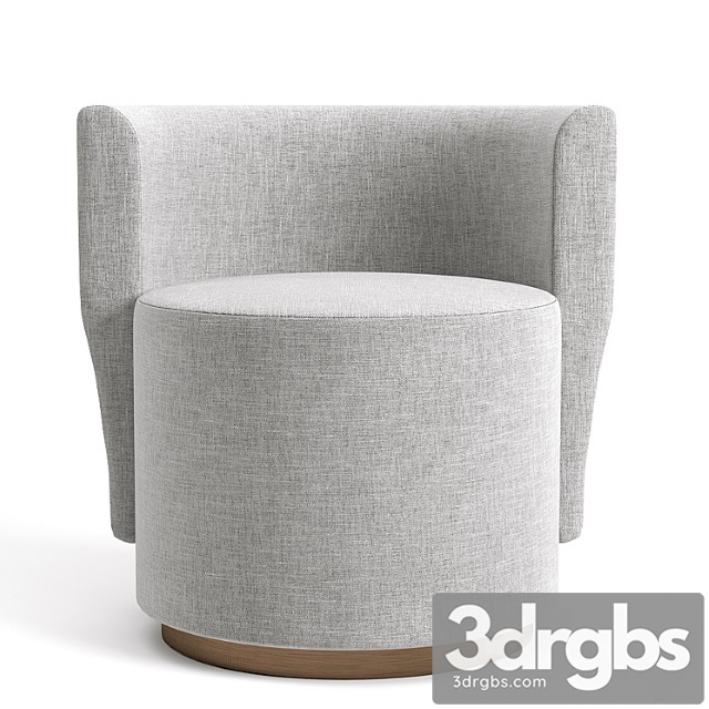 Bond street armchair 3dsmax Download - thumbnail 1