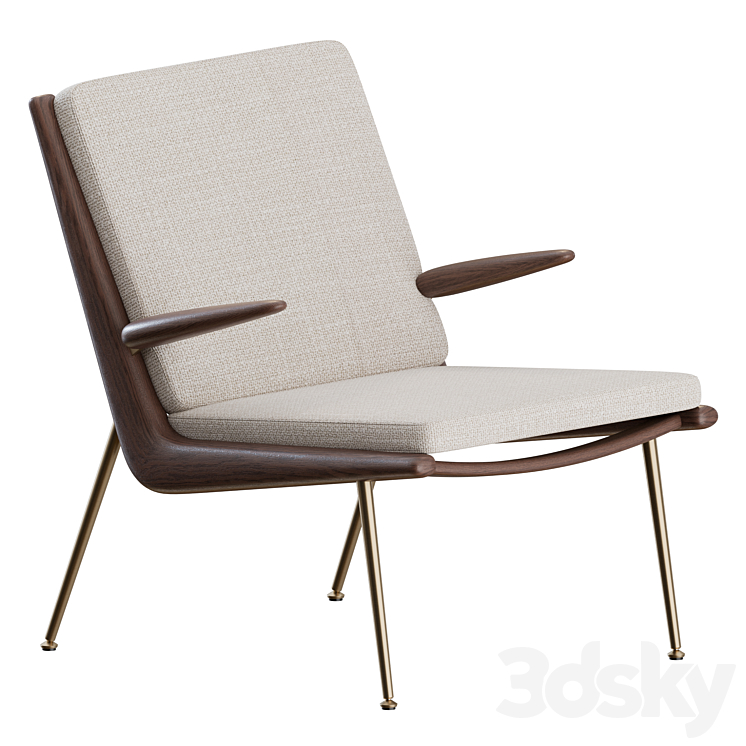 Boomerang Armchair by & Tradition 3DS Max Model - thumbnail 1