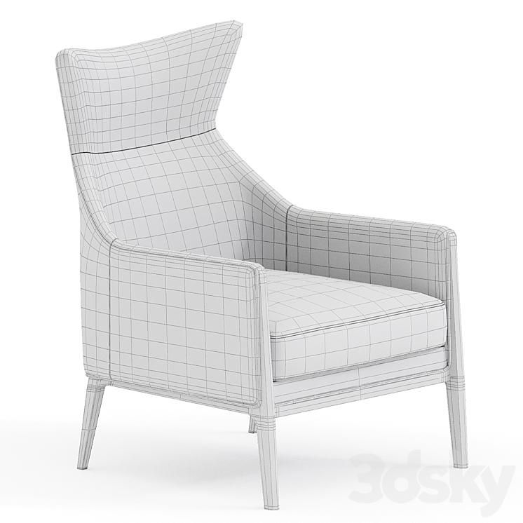 Boundless Chair Caracole 3DS Max - thumbnail 2