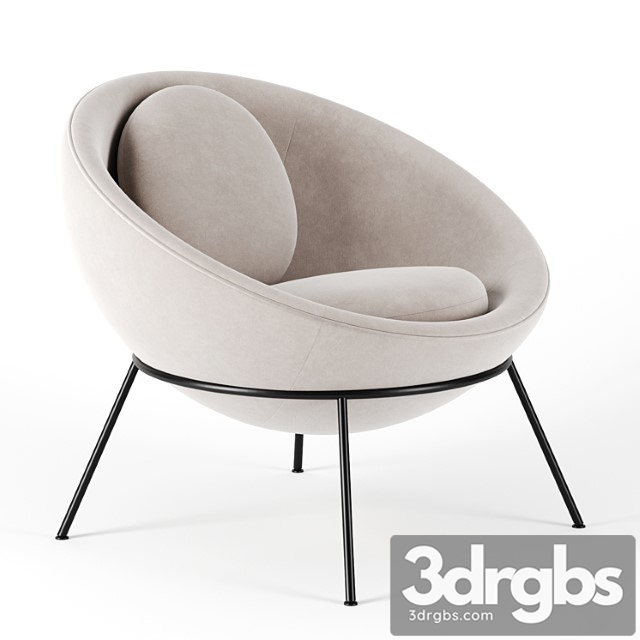 Bowl Chair 1 3dsmax Download - thumbnail 1