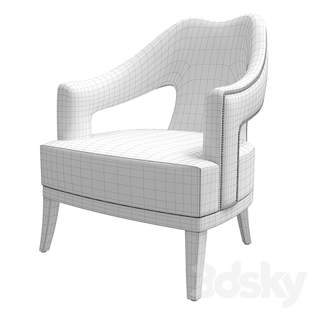 BRABBU ?20 ARMCHAIR 3DSMax File - thumbnail 2