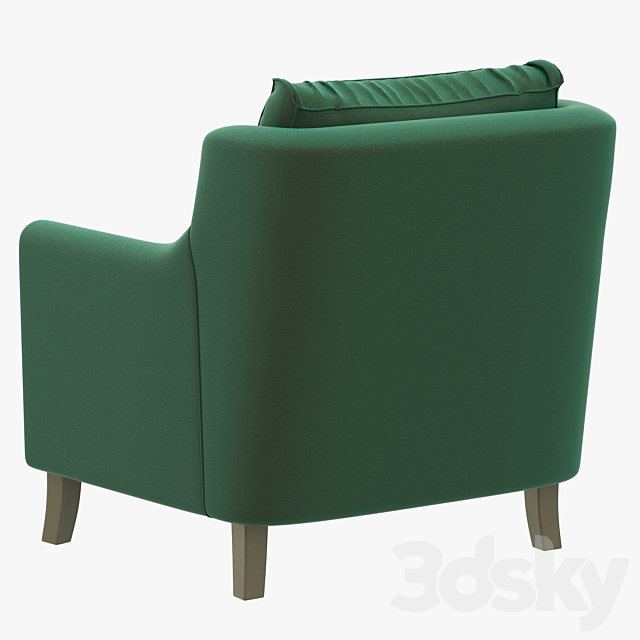 Brabbu COMO ARMCHAIR 3DS Max Model - thumbnail 2