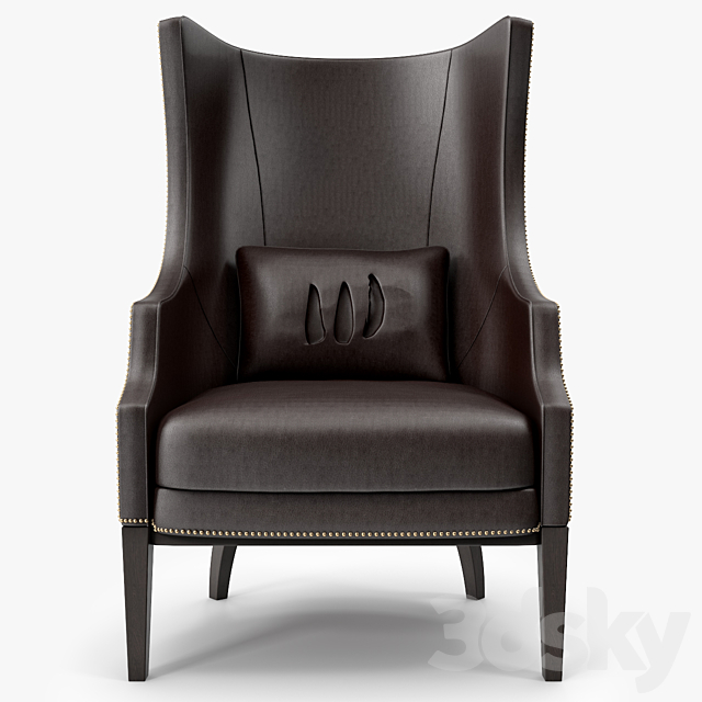 Brabbu Dukono Armchair 3ds Max - thumbnail 2