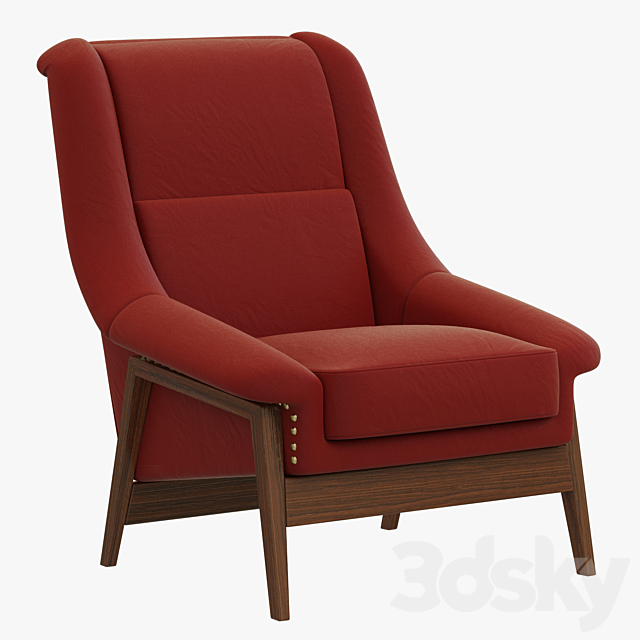 Brabbu INCA ARMCHAIR 3DSMax File - thumbnail 1