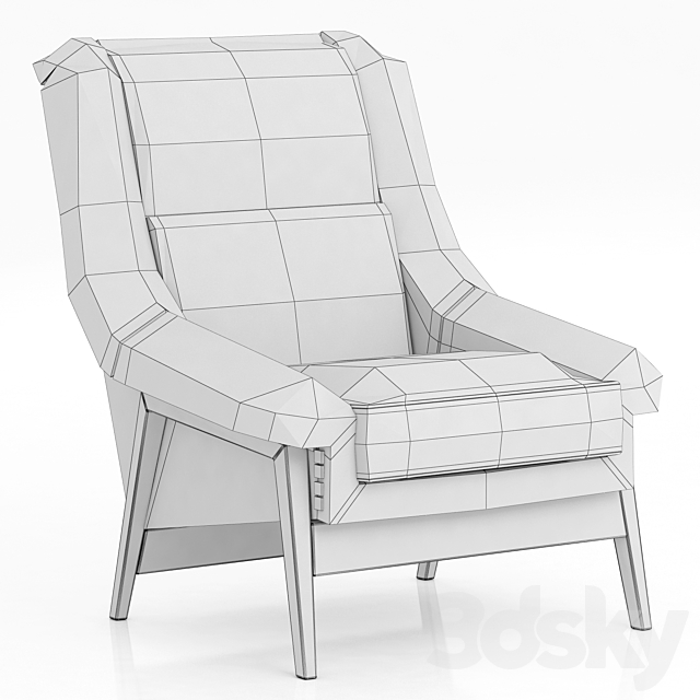 Brabbu INCA ARMCHAIR 3DSMax File - thumbnail 3