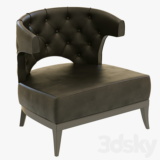 Brabbu Kansas Armchair 3DSMax File - thumbnail 1