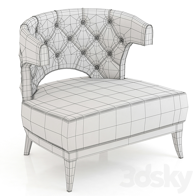 Brabbu Kansas Armchair 3DSMax File - thumbnail 3