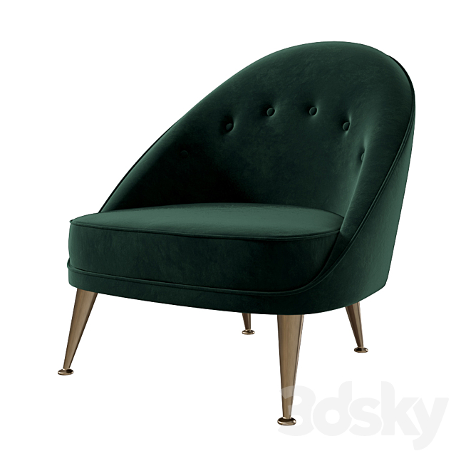 Brabbu Malay Armchair ver.2 3ds Max - thumbnail 1