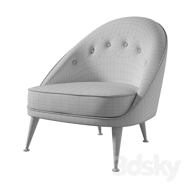 Brabbu Malay Armchair ver.2 3ds Max - thumbnail 2