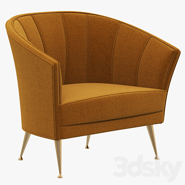 Brabbu Maya Armchair 3DSMax File - thumbnail 1