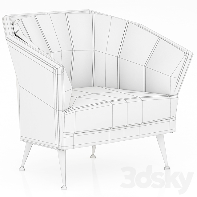 Brabbu Maya Armchair 3DSMax File - thumbnail 3