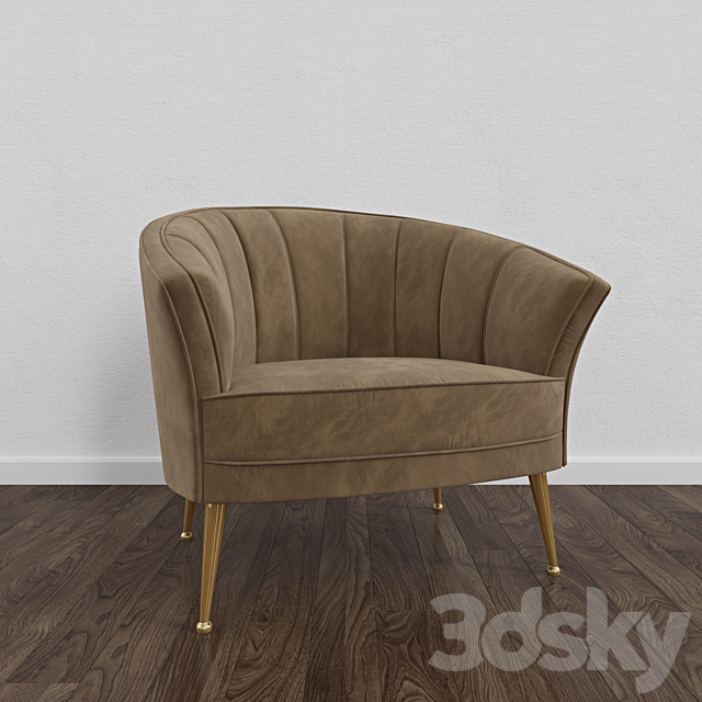 BRABBU – MAYA ARMCHAIR 3DSMax File - thumbnail 2