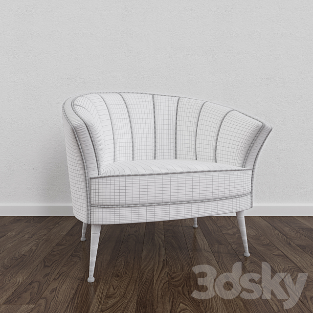 BRABBU – MAYA ARMCHAIR 3DSMax File - thumbnail 3