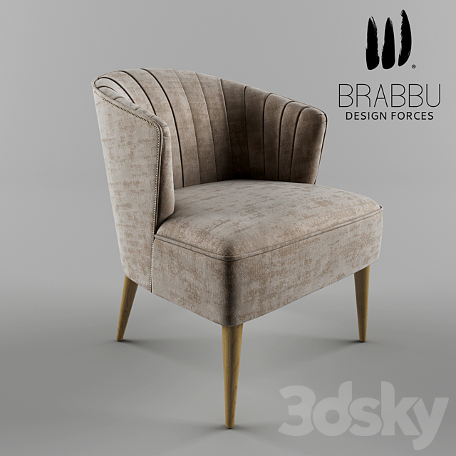 Brabbu Nuka Armchair 3DSMax File - thumbnail 1