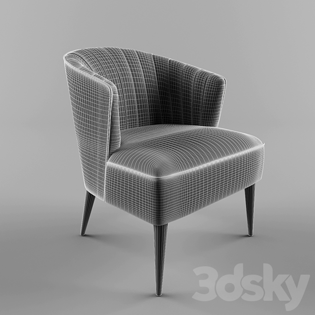 Brabbu Nuka Armchair 3DSMax File - thumbnail 2