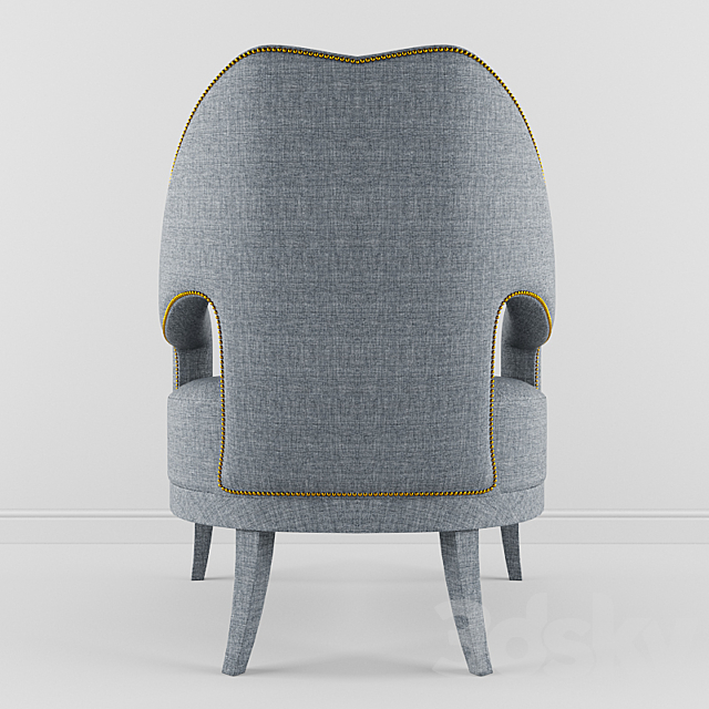 Brabbu – number 20 Armchair 3DS Max Model - thumbnail 2