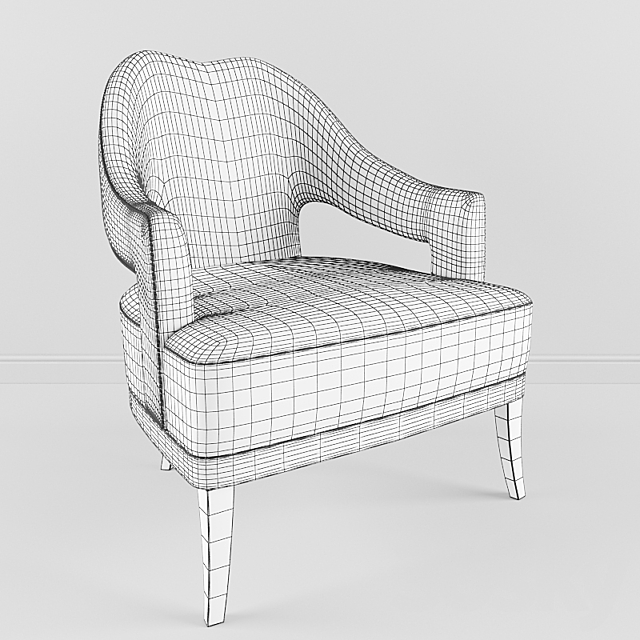 Brabbu – number 20 Armchair 3DS Max Model - thumbnail 3