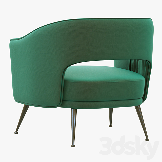 Brabbu STOLA ARMCHAIR 3DS Max Model - thumbnail 2