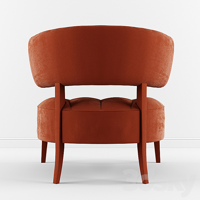 Brabbu – Zulu Armchair 3DS Max Model - thumbnail 2