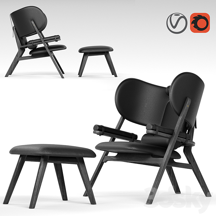 Branca lisboa adamastor lounge chair 3DS Max - thumbnail 1